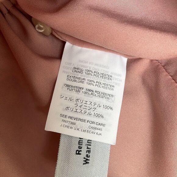 Madewell Pink Button Down Blouse with Waist Tie Size Medium - Picture 6 of 8